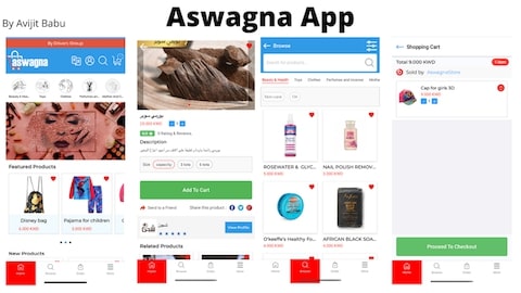 E-Commerce app featuring in Dubai